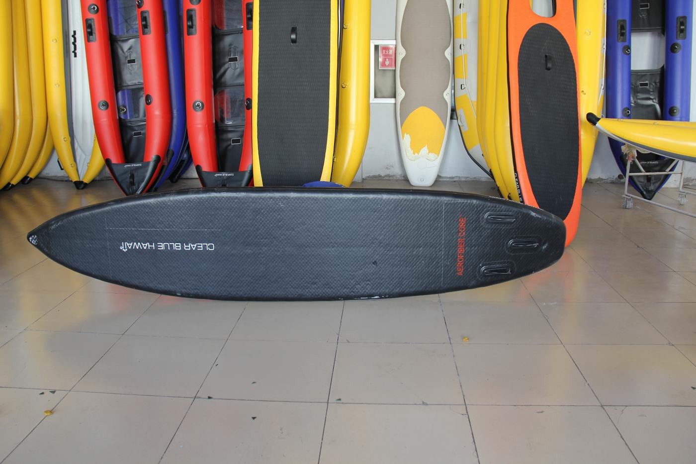 10 feet 6 inch Thickness Inflatable SUP Board Big Width With Transparent Window
