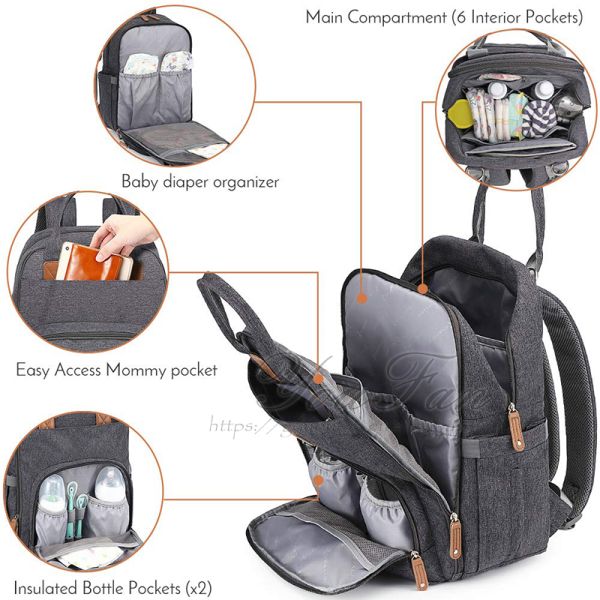 Maternity Baby Nappy Changing Bag Birch Bag