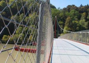 China Durable Stainless Steel Safety Net / Stainless Steel Safety Mesh For Staircase wholesale