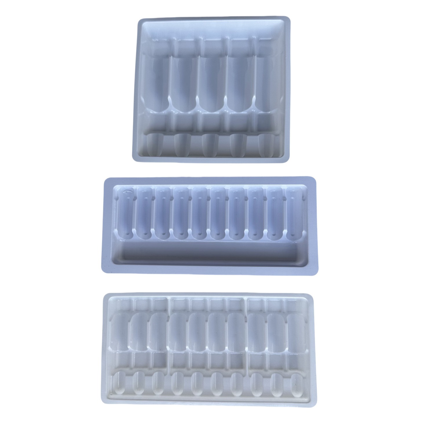 Pharmaceutical PET Ampoule Tray Customization 1ml 2ml 5ml 10m Water Injection PET Ampoule Tray Wholesale Customization