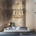 Country Rod iron chandelier lighting (WH-CI-50)