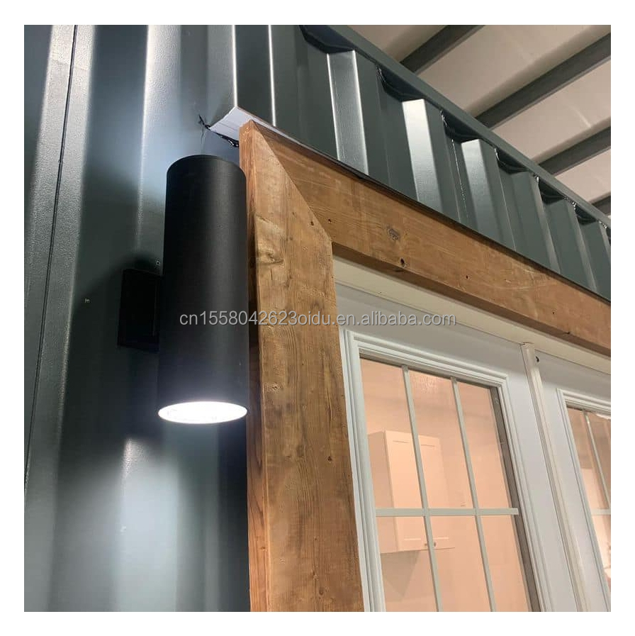 Expandable Container Wall 50/75/100mm Wave Sandwich Panel for Outdoor 20ft and 40ft Prefab Portable Shipping Container Home
