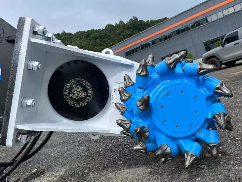 Excavator Rotary Drum Cutter Attachment For 5-20 Tons Excavator PC200-10 EX130 ZX130 PC100