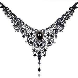 China Noble Dance Wear Accessories Rhinestone Hollow Mesh Choker Necklace wholesale