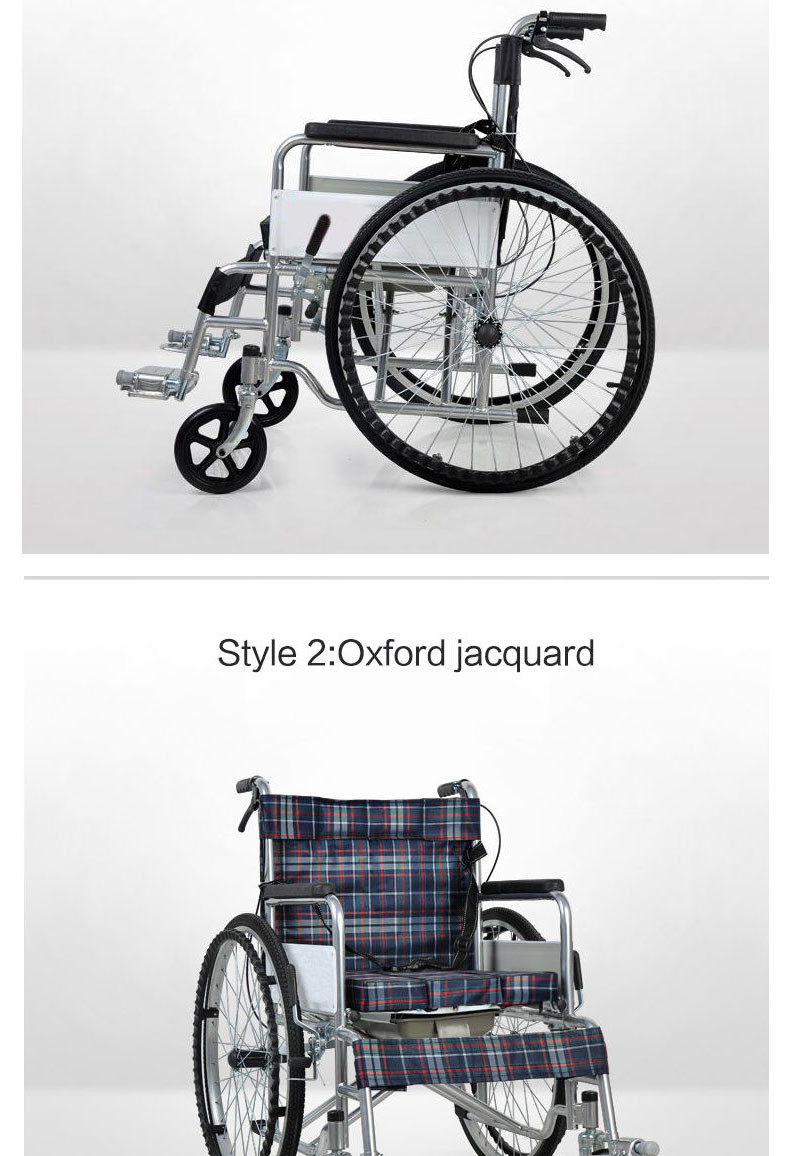 Ultralight Lightweight Aluminium Folding Wheelchairs For Handicapped