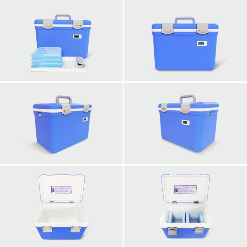 Durable Medical Cooler Box With Temperature Display For Vaccines And Medications