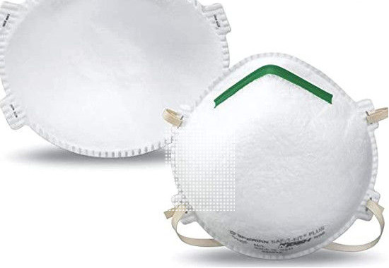 Anti Bacterial N95 Dust Mask Lightweight Customized Size High Filtration