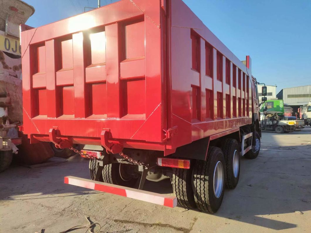 HOWO 6*4 Dump Truck New and Secondhand Truck 10tires Red