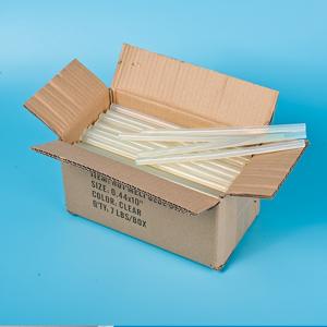 China Transparent Hot Melt Glue Sticks 7mm , 100mm Mini Glue Gun Sticks wholesale
