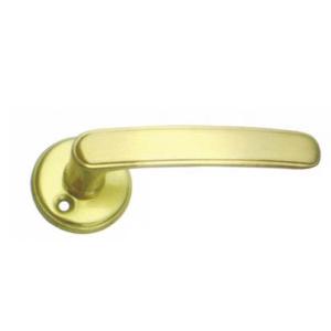 China OEM Push Pull Internal Door Handle Brushed Nickel Zinc Alloy Finish wholesale