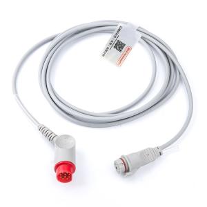 China SFDA Durable Pressure Transducer Cable , Medical IBP Blood Pressure Cable wholesale