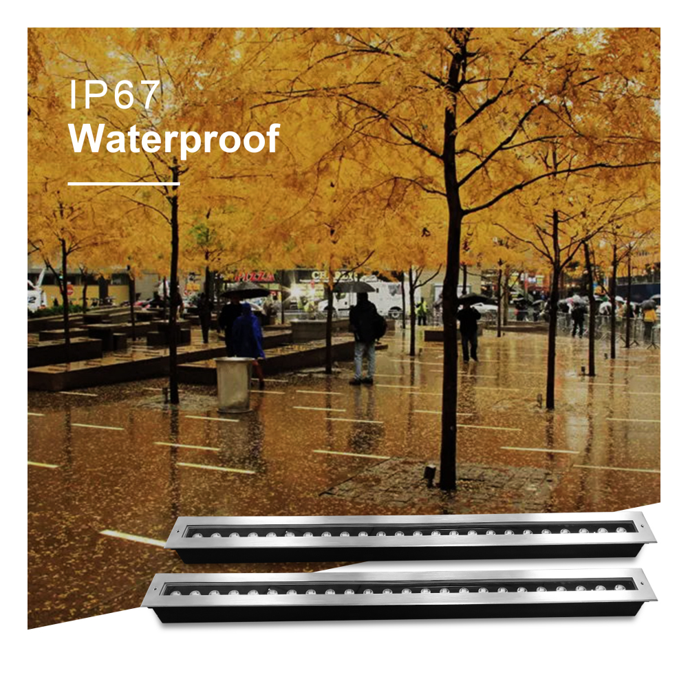 24W DC 24V LED Underground Light Waterproof Buried Recessed Deck Floor Lighting
