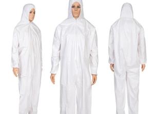 China Good Air Permeability Waterproof Disposable Coveralls White CE FDA Approved wholesale