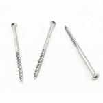 Stainless Steel Cross Recessed Countersunk Head Wood Screws Furniture Screws
