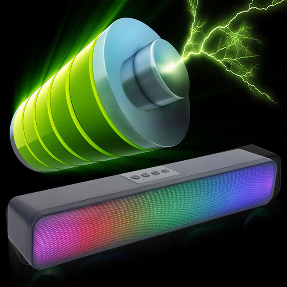 Bluetooth DC5V TV Soundbar Speaker 2.0 Channel For LED TV Accept OEM