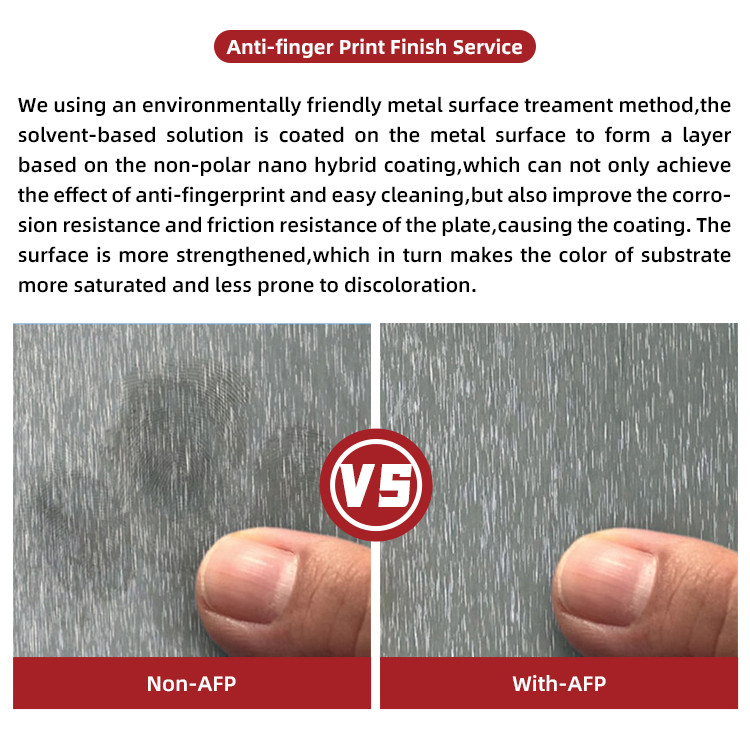 201 304 316 PVD Coated Stainless Steel Sheet With Anti Finger Print Stainless Steel Plate