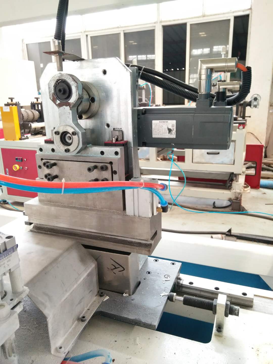 380V 50hz Double-screw PVC Faux Marble Sheet Production Line with Double-screw Design