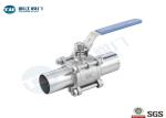 Stainless Steel 316 L Sanitary Ball Valve in Welding Ends For Beer Industry
