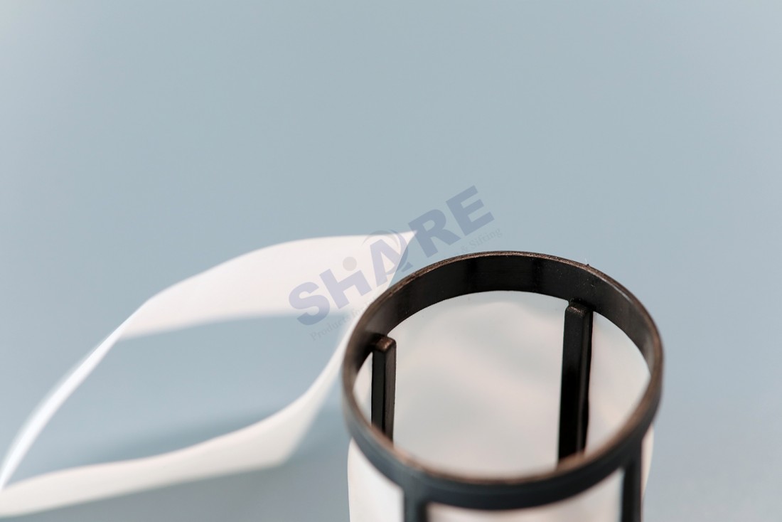 double seam filter mesh tube