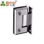 SS316 Glass Shower Door Hinges 90 Degree Wall To Glass Double Side Bathroom