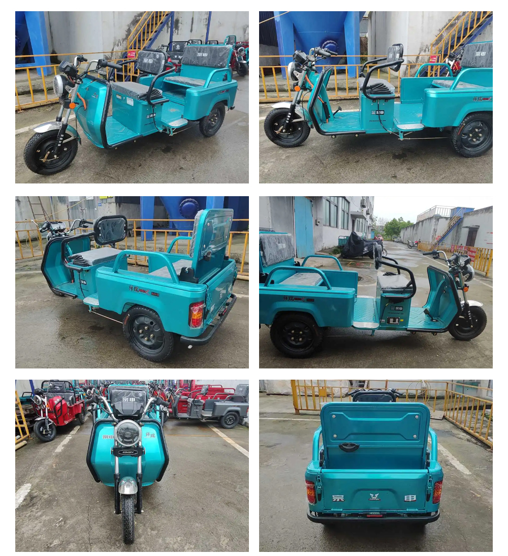Electric Mobility E Scooters Taxi 3 Wheel Car Tricycle Motorcycle with Rear Suspension