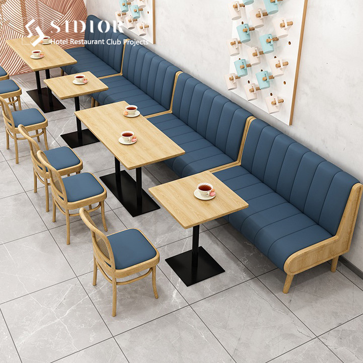 Hot Sell Couch Sofa, Hotel & Restaurant Booth Sofa, Top Quality Couch, PU Leather Upholstery, High Density Foam