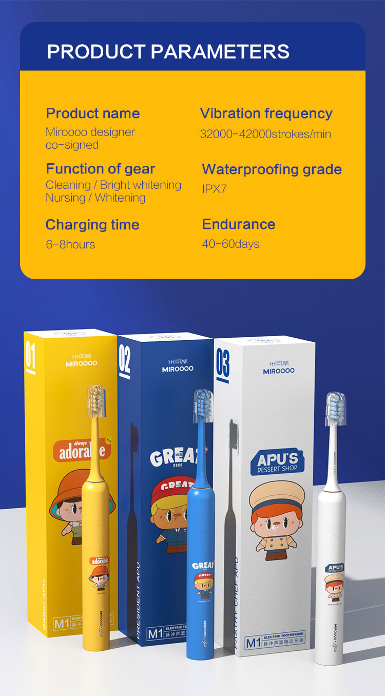 Sonic ELectric Toothbrush With Multiple Modes,IPX7 Waterproof Sonic ELectric Toothbrush With Smart Timer
