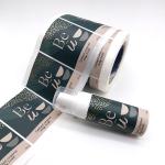 2x8cm Gold Foil Sticker Labels , Heat Resistant Gold Stamping Sticker