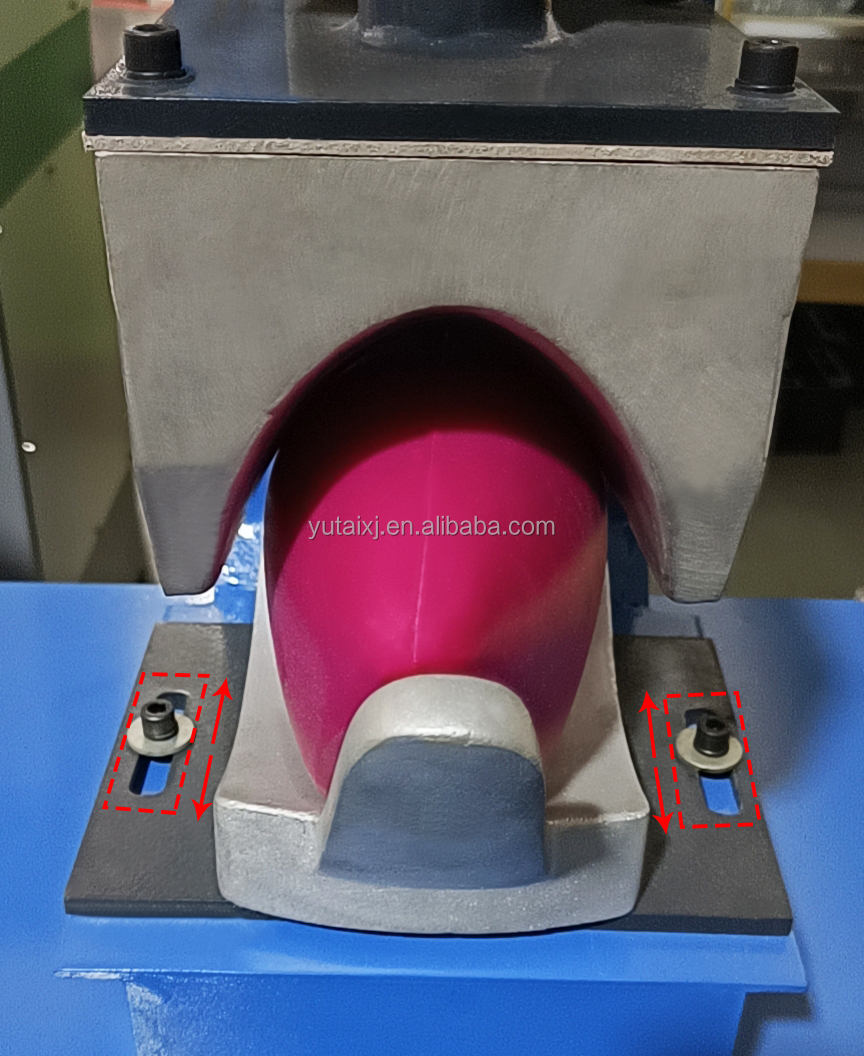 Pneumatic Single Unit Heel Seat Pounding Machine With Blue Color And Package Dimensions