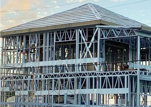 Europe standard Luxury New Prefabricated House Bungalow , Heat Insulation Prefab