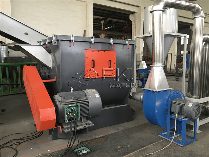 LDPE Waste Plastic Recycling Lines 100mm Clean Flakes