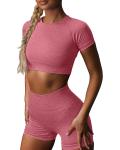 Hot Sale Sports Yoga Clothing Gym Fitness Wear High Waisted Workout Shorts