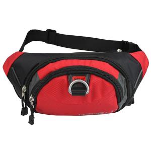China Red Yellow Women Designer Waterproof Waist Bag Solid Color Multi Storey wholesale