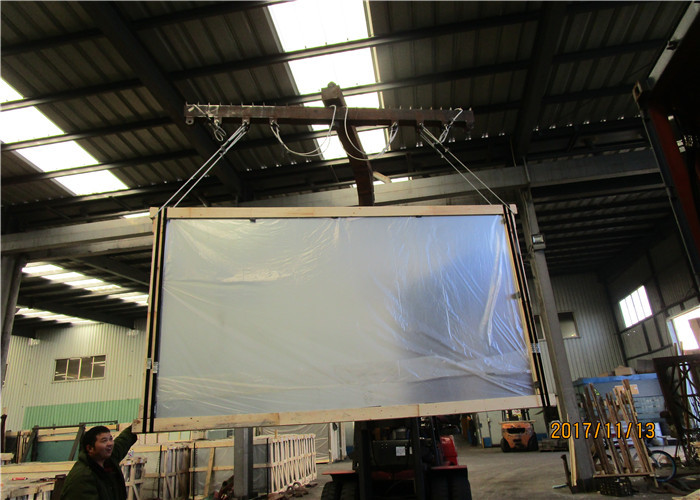 Solar Control Reflective Float Glass Curve / Flat Shape For Article Decorations