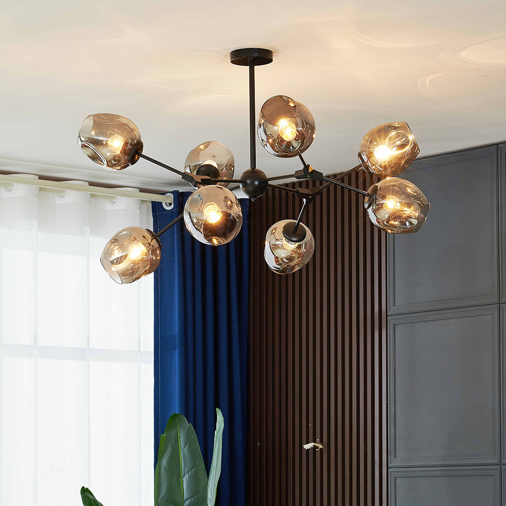 Nordic Glass Gold LED Chandelier Lighting Home Decoration Light lustre(WH-MI-431)