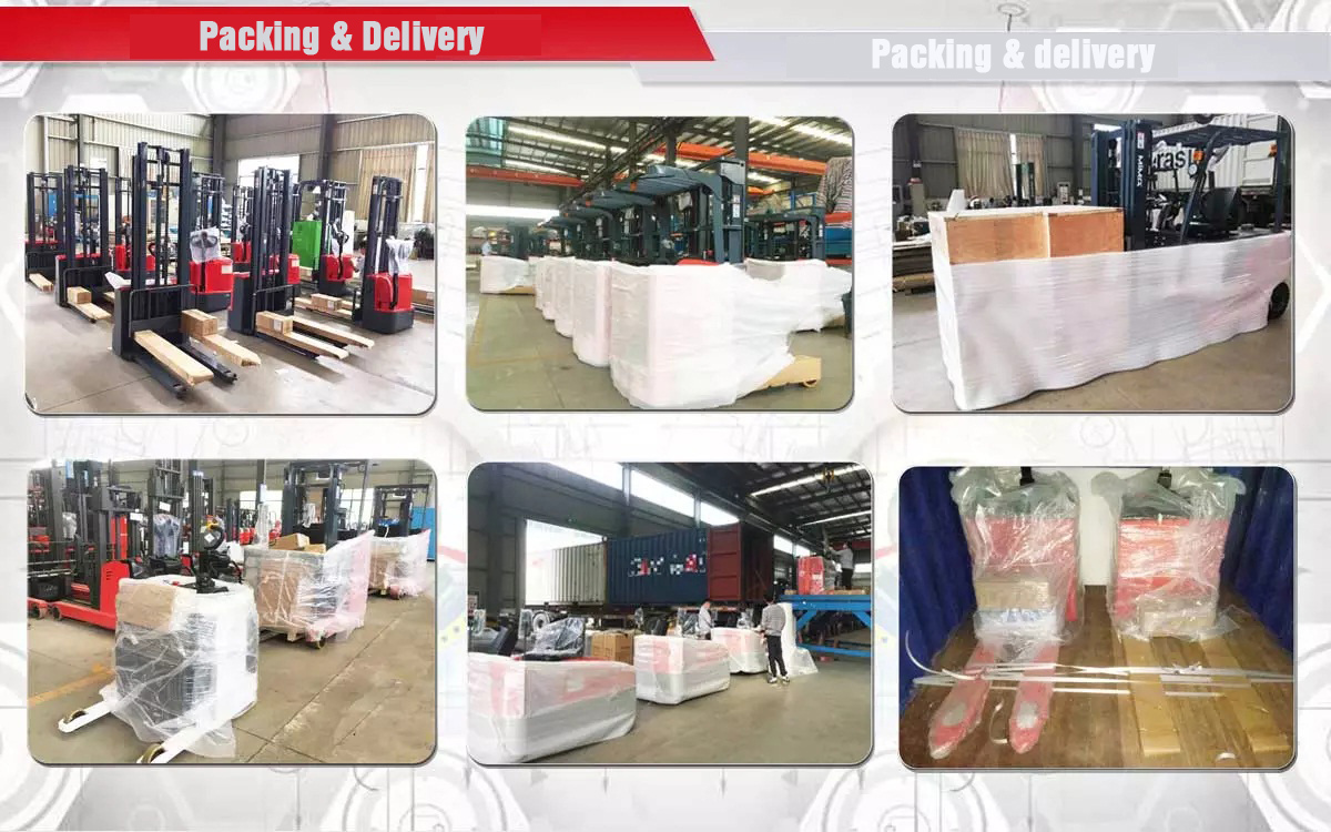 1500kg/2000kg Electric Stacker Pallet Jack Min Lifting Height 85mm AC Motor For Warehouse