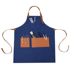 China Gardening Barber Waxed Cotton Apron Multiple Pockets Stylish Commercial wholesale