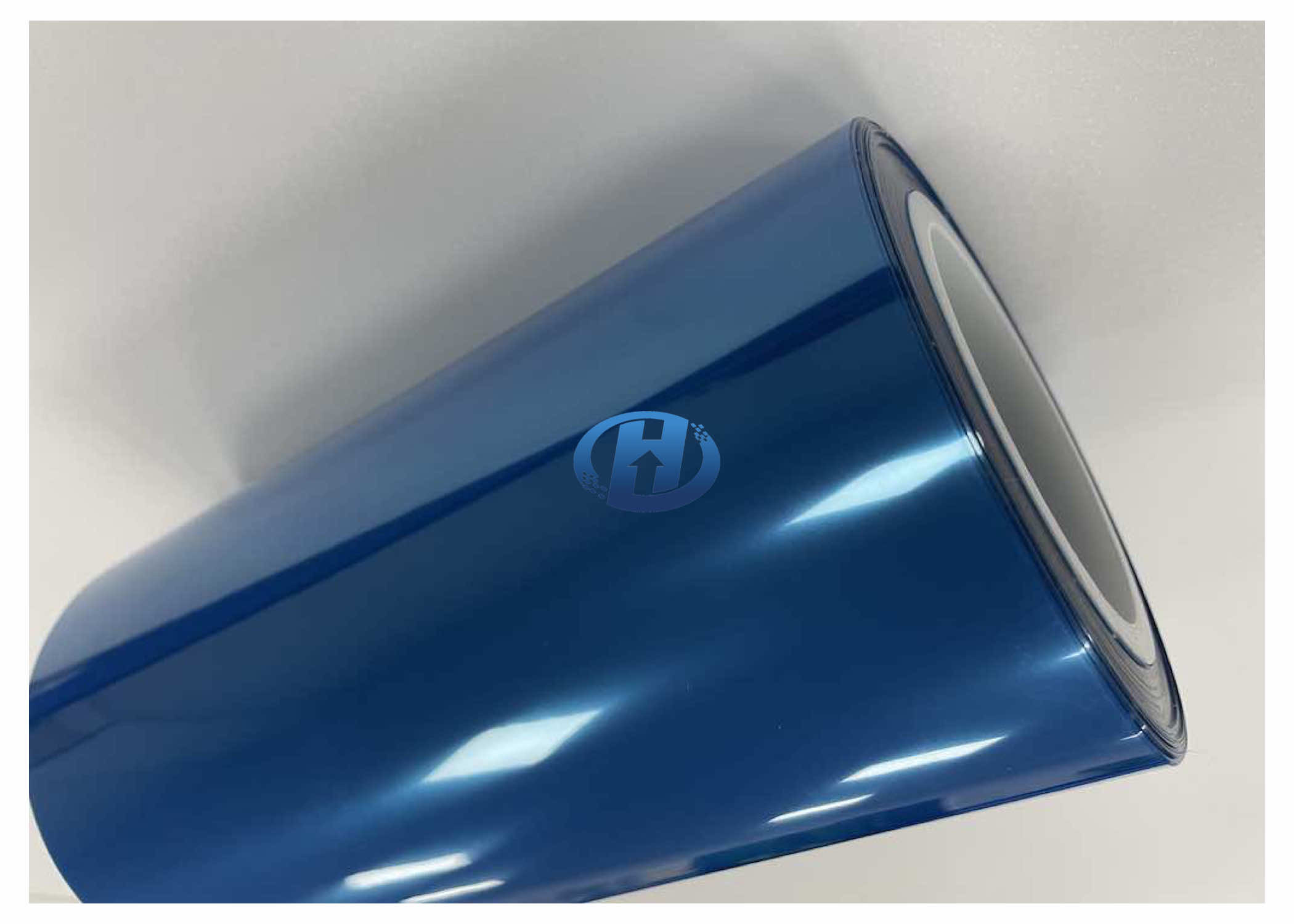 20 μm Anti Static Film Blue Silicone Coated Polyester Film mainly used as waste discharge films in 3C industries