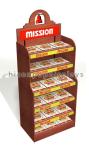Custom Wood POP Merchandise Displays Stands For Pet Food Stores