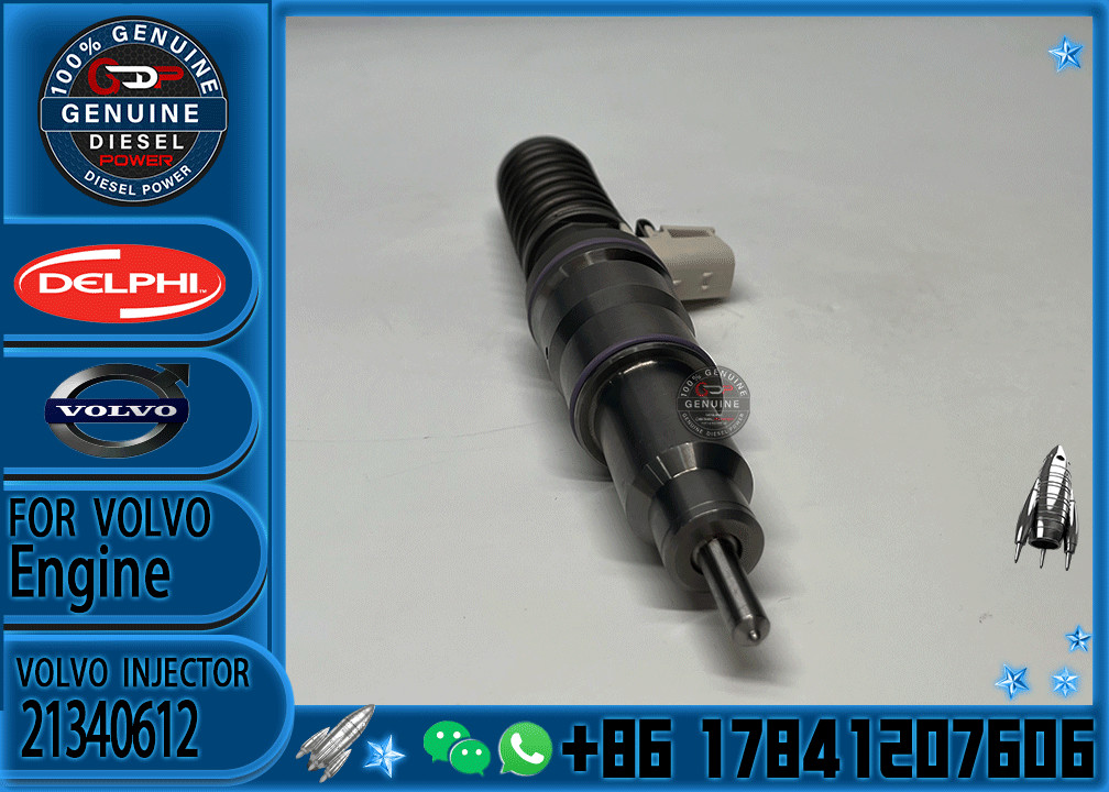 D13 Diesel Engine Fuel Injector 22938007 BEBE4D24002 21340612