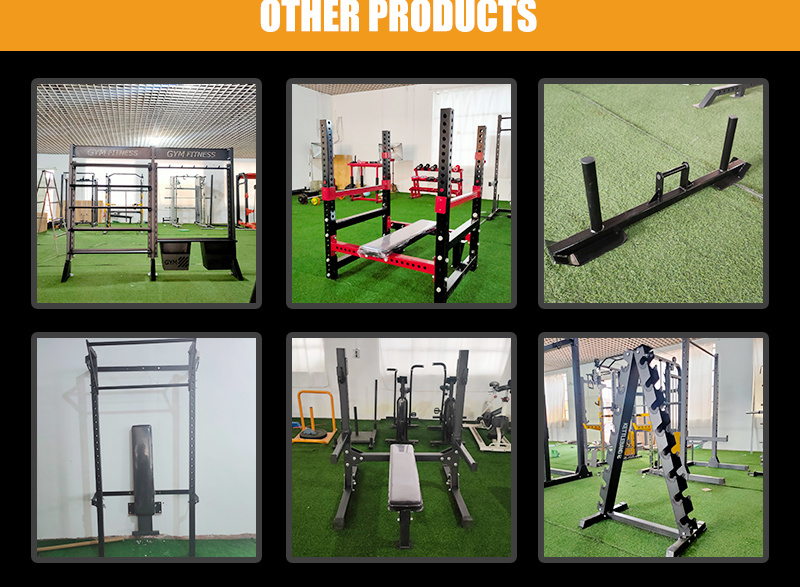 Commercial Fitness Gym Equipment Commercial Adjustable Weightlifting Barbell Squat Rack