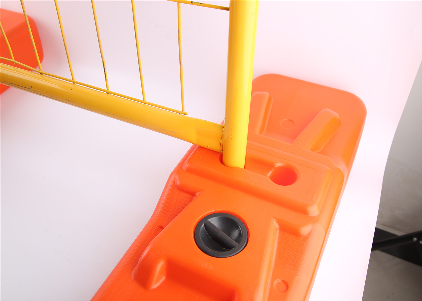 600 x 220 x 130 mm HDPE temporary fencing Base for Construction Fence Panels UV 10 Treated 5 Year No Color Fading
