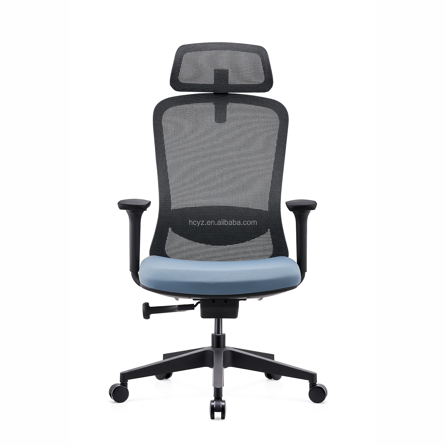 Commercial Furniture 3D Adjustable Executive Ergonomic Chair with Stainless Steel Frame