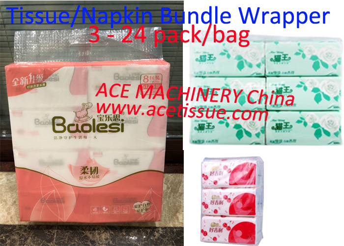 Automatic Napkin Tissue Bundle Packing Machine