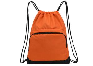 China Unisex Nylon Drawstring Backpack Large Capacity For Camping / Fitness wholesale