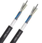 GYTA fiber optic g652 steel central strength member fiber optic cable