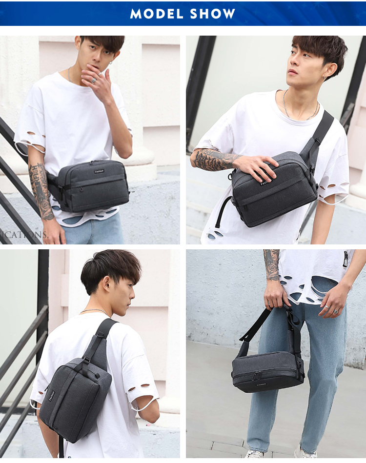 Rainproof Sweatproof Waterproof Fanny Pack Mens Waist Bags 0.5KG