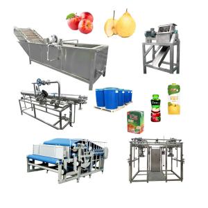China Industrial Apple Puree Production Line Automatic Apple Juicing Packaging Machine wholesale