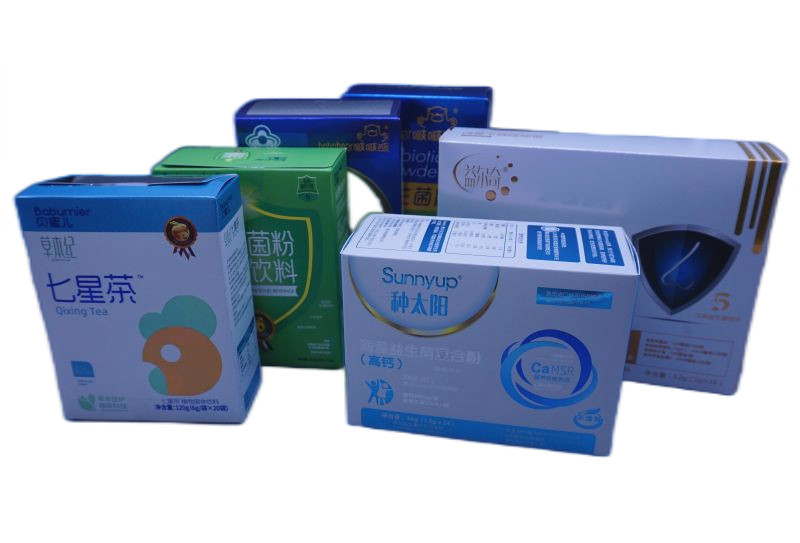 UV Offset Printing Custom Paper Box Packaging For Health Care 16x11x6cm
