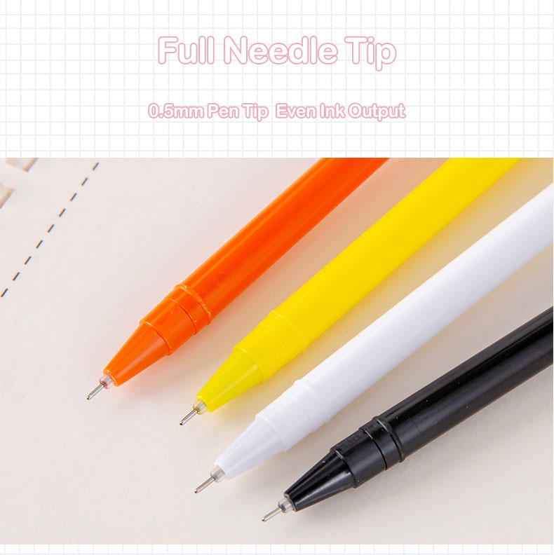 Creative Halloween Theme Gel Pen 0.5mm Cartoon Pumpkin Bat Ghost Gift Gel Pen